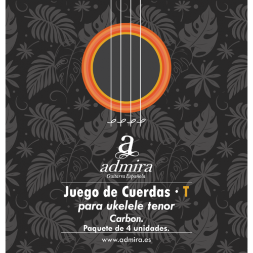 Juego de Cuerdas para Ukelele Tenor Admira Ca500ukct Carbon