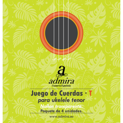 Juego de Cuerdas para Ukelele Tenor Admira Ca500ukt Nailon