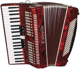 Acordeón Estrella 41/120 Rojo