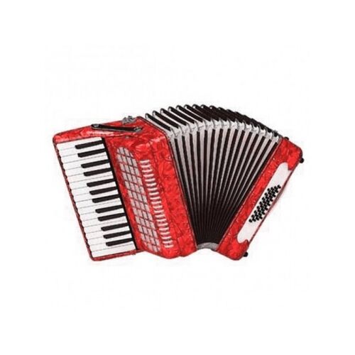 Acordeón Estrella 30/32 Rojo