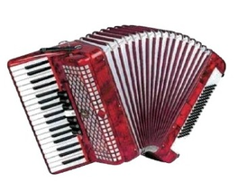 Acordeón Estrella 37/80 Rojo