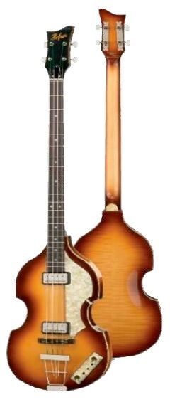 Bajo Violín Höfner Serie Vintage 62 Sombreado