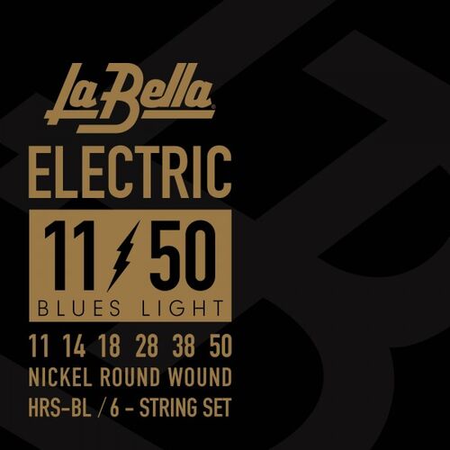 Juego de Cuerdas La Bella Hrs para Guitarra Elctrica Blues Light 11-50
