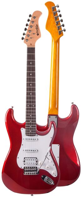 Guitarra Eléctrica Prodipe Serie St83-Ra Stratocaster Roja