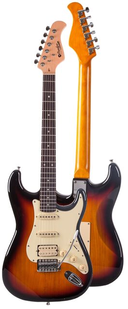 Guitarra Eléctrica Prodipe Serie St83-Ra Stratocaster Sunburst