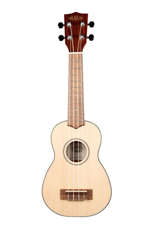 Ukelele Soprano de Kala Serie Viaje Tapa Maciza