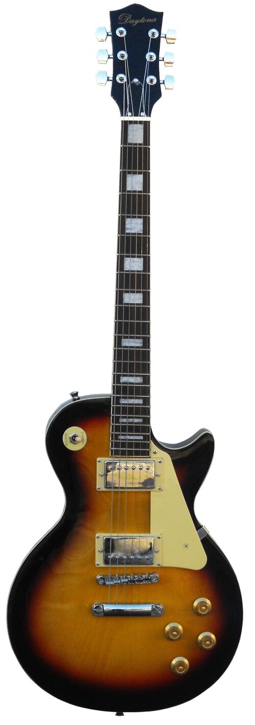 Guitarra Elctrica Tipo Les Paul Daytona Lp02bk Sombreada