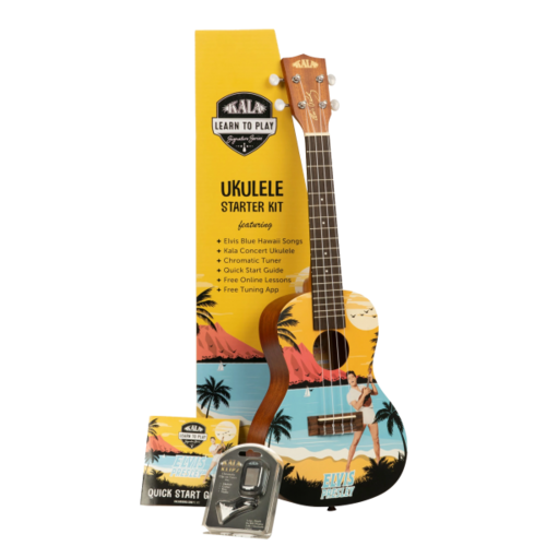 Pack Ukelele Concierto Elvis Blue Hawaii