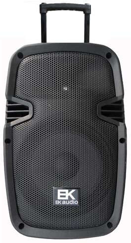 Columna Activa Ek Audio Portátil de 15 Con Batería Recargable