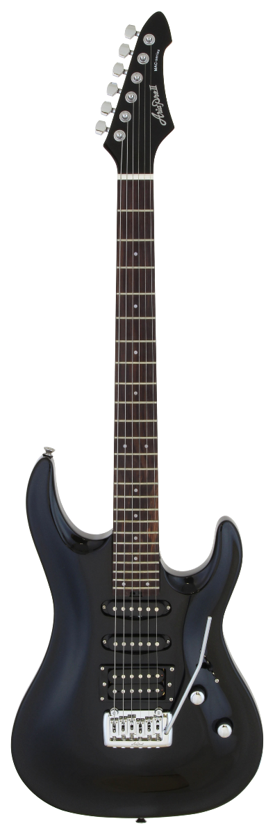 Guitarra Aria Mac-Std Negro Metalizado