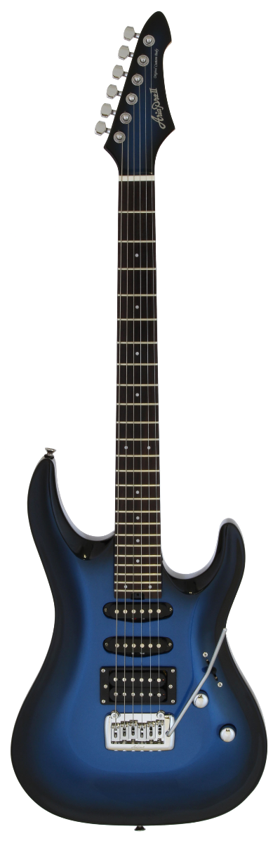 Guitarra Aria Mac-Std Azul Metalizado
