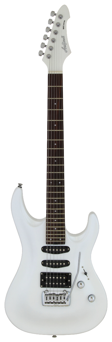 Guitarra Aria Mac-Std Blanco Metalizado