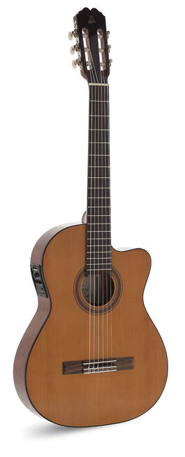 Guitarra Admira Málaga Electrificada Cutaway Cuerpo Estrecho Fishman Conservatorio