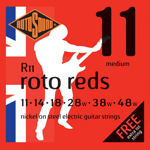 Juego de Cuerdas Rotosound para Guitarra Elctrica 11-48