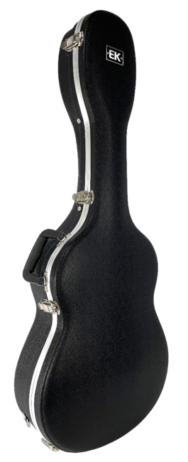 Estuche para Guitarra Clásica Ek Bags de Abs Y Carbono Negro