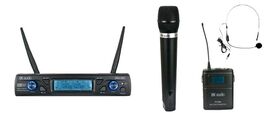 Sistema Inalámbrico de Dos Micrófonos Ek Mano Y Cabeza