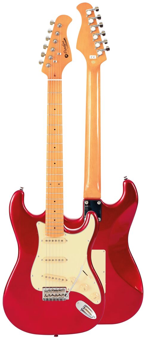 Guitarra Elctrica Prodipe Serie St80-Ma Stratocaster Rojo
