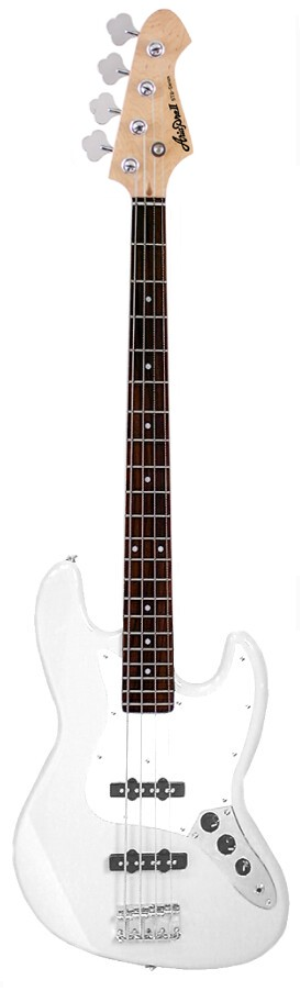 Bajo Aria Stb-Jb Jazz Bass Blanco