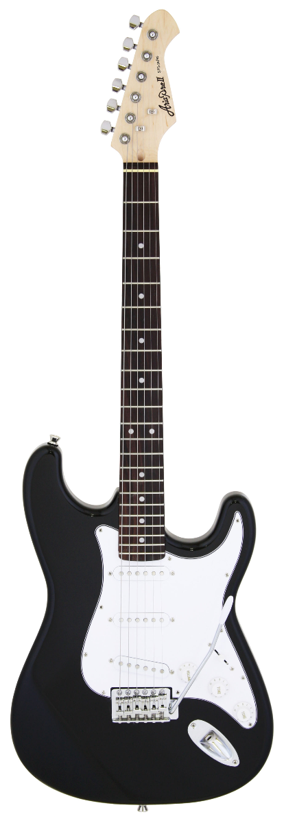 Guitarra Aria Stratocaster Serie Stg-003 Negra