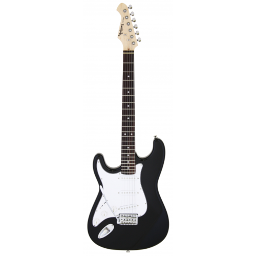 Guitarra Aria Stratocaster Zurda Serie Stg-003 Negra