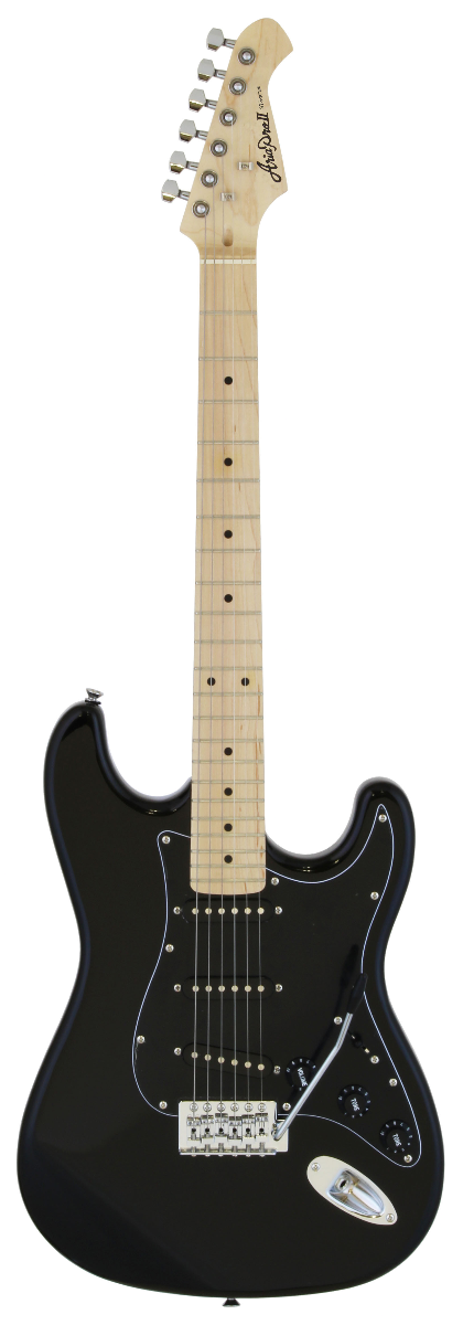 Guitarra Aria Stg003splbk Negra Tipo Stratocaster