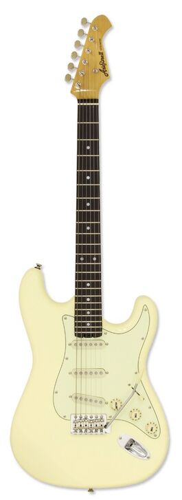Guitarra Eléctrica Aria Stg-62 Crema