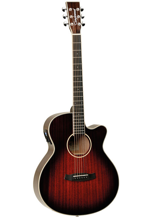 Guitarra Acstica Tanglewood Tw4avb Super Folk Cutaway