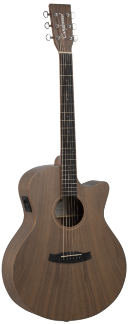 Guitarra Acústica Tanglewood Serie Winterleaf Exotic Black Walnut