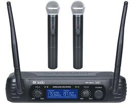 Dos Micrófonos Inalámbricos de Mano Ek Vhf