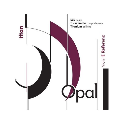 Cuerda violn For-Tune Opal Titan E Referenz 1 Mi Bola acero Medium 1 unidad en bolsa de seda 4/4
