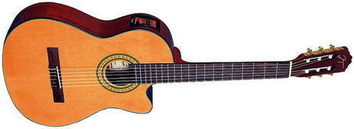 Guitarra Clásica Cut Elect Qgc-20 Oqan