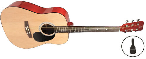 Guitarra Acústica Qga-16 Gb Co Oqan