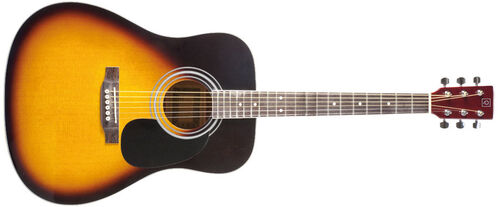 Guitarra Acústica Qga-31 Sunbu Oqan