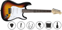 Kit Guitarra Eléctrica Qge-St25 S Oqan
