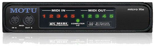 Interface Midi Micro Lite Motu