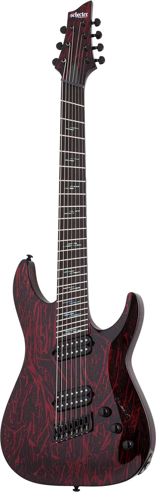 C-7 Ms Silver Moutain Blood Mo Schecter