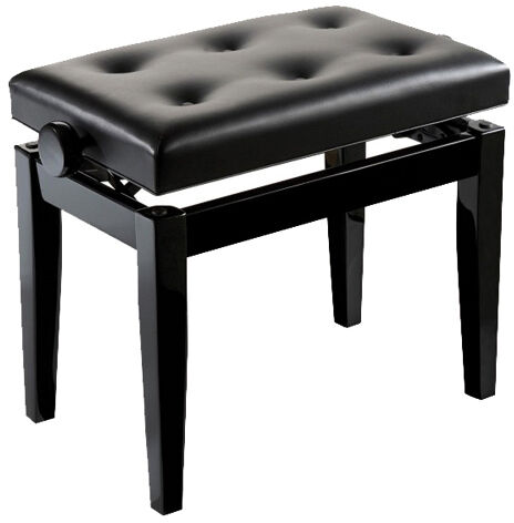 Banqueta Piano Bgb Negro/Negro Oqan