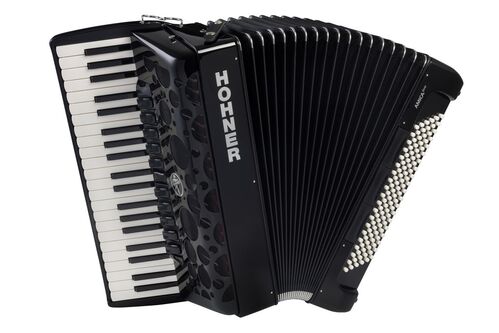 Hohner Acordeon de Piano Cromatico Amica Forte Iv 120 Negro