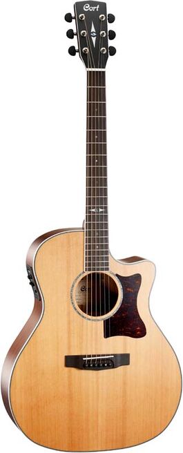 Cort Guitarra Electroacustica de 6 Cuerdas ga5f Bw Ns