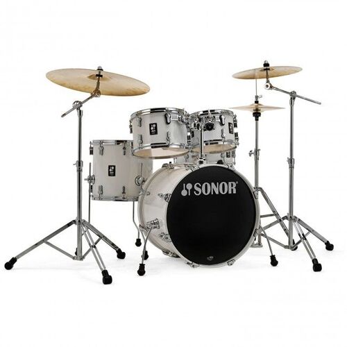 Sonor Set de Bateria Acustica Set Aq1 Stage Piano White