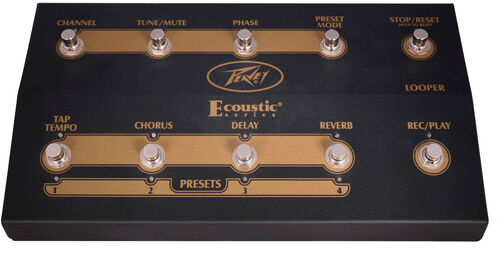 Peavey Pedal Conmutador para Amplificador Ecoustic Foot Controller