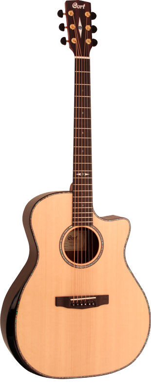 Cort Guitarra Acustica de 6 Cuerdas ga-Pf Bevel Nat