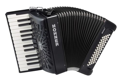 Hohner Acordeon de Piano Cromatico Bravo Ii 60 Negro A16962 Silentkey