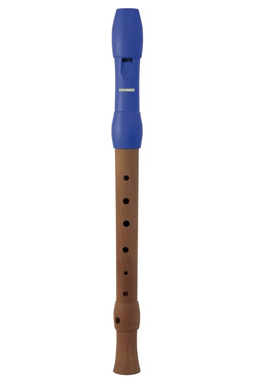 Hohner Flauta Soprano B95832 Madera/Plastico Azul Alemana