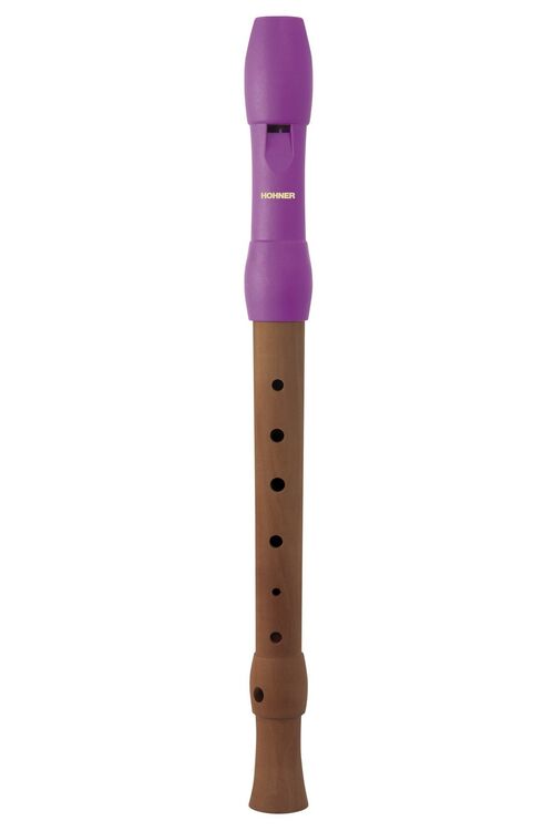 Hohner Flauta Soprano B95831 Madera/Plastico Rosa Alemana
