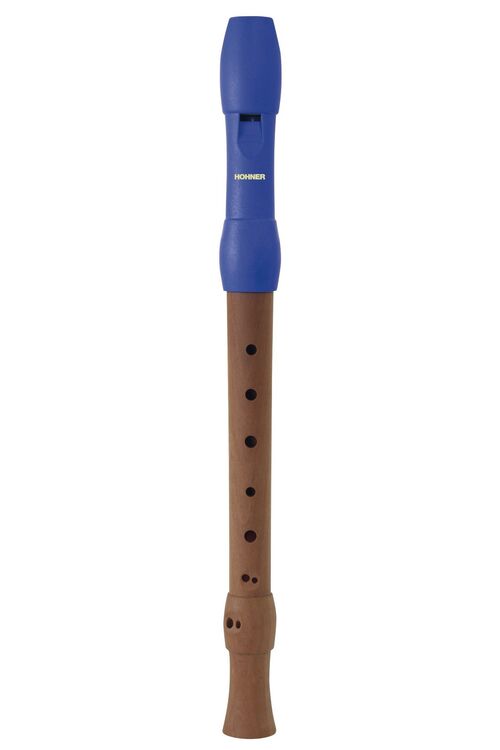 Hohner Flauta Soprano B95842 Madera/Plastico Azul Barroca