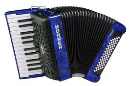 Hohner Acordeon de Piano Cromatico Bravo Ii 60 Azul A16982 Silentkey