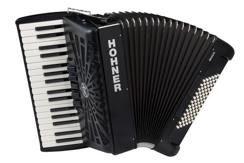 Hohner Acordeon de Piano Cromatico Bravo Iii 72 Negro A16622 Silentkey