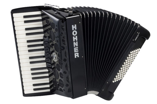 Hohner Acordeon de Piano Cromatico Amica Forte Iii 72 Black