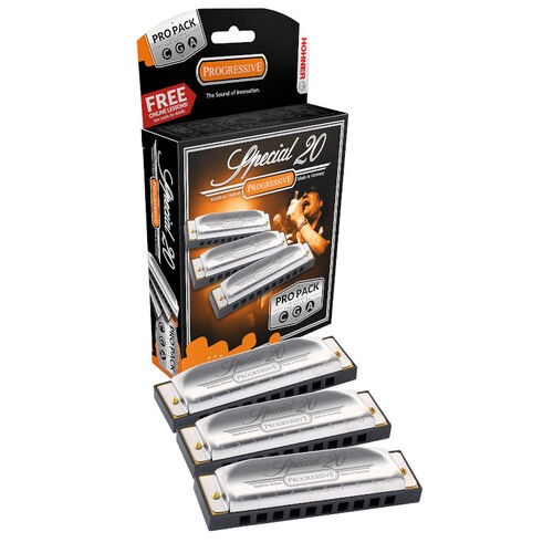 Hohner Armónica Diatónica Special 20 Propack (C G A)